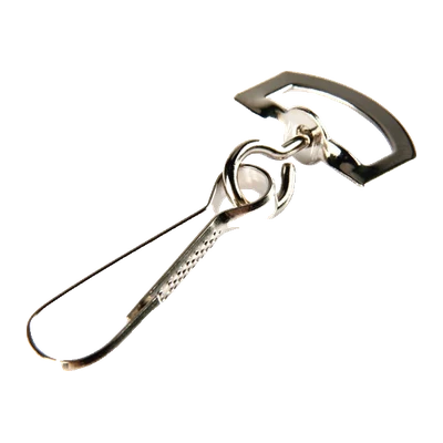 Bandola sencilla: gancho metálico tipo J para tu lanyard