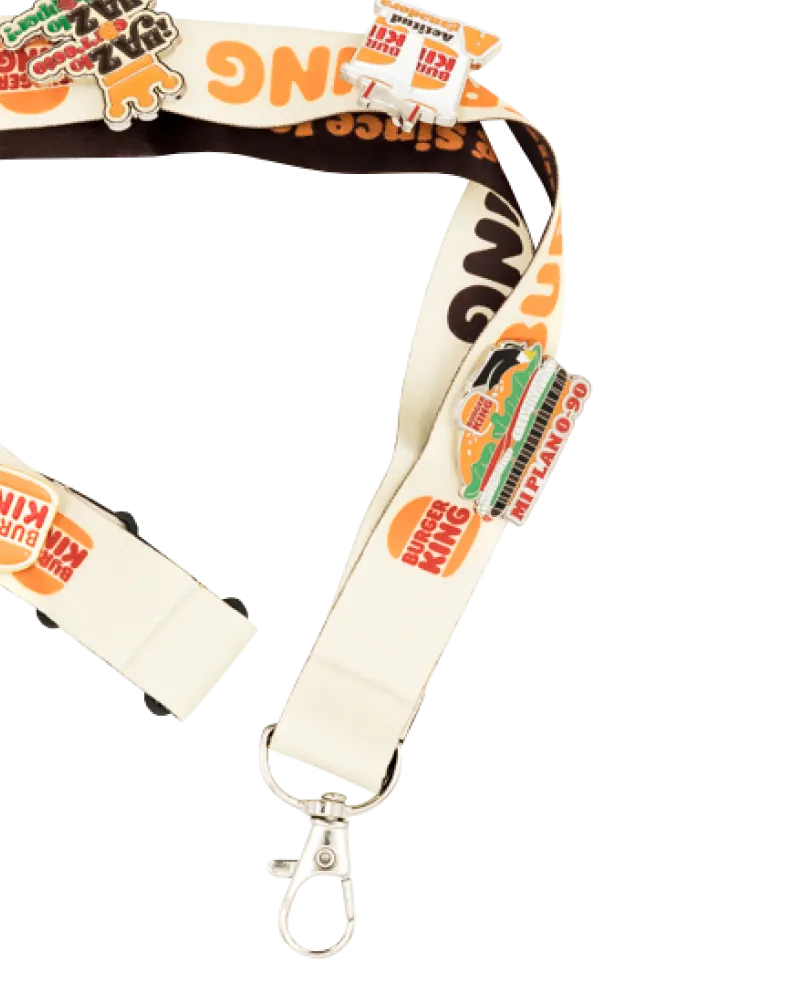 Lanyard sublimado con mosquetón y diseño ilustrado